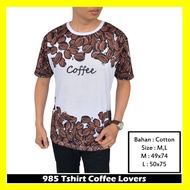 IFH 985 Coffee Lovers t-shirt, white Coffee Lovers t-shirt