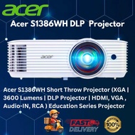 ❤️ Original ACER S1386WH WIRELESS 3600 LUMENS SHORT THROW WXGA DLP PROJECTOR