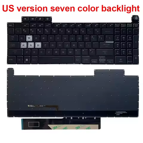 US Layout Keyboard With Backlight For ASUS TUF Gaming A15 F15 FA507 FA507R FX507Z FX517 2022 Year