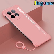 Jingsanc cho iqoo Z10 TURBO/iqoo Z10 Turbo Pro Vỏ điện thoại sang trọng siêu mỏng cứng PC Frosted kh