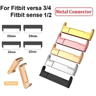 2pcs Connetor Compatible For fitbit versa 3 / fitbit versa 4 Connector Metal fitbit sense / fitbit s