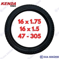 Children's Bicycle Tires and Tubes Sizes 16, 16x1.5 (16x15), 16x1.75 (16x175), 47-305 Kenda
