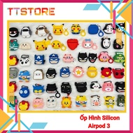 Airpod 3 Silicone Case with Various Cute Shapes for Headphones Airpod Case Earphone Case