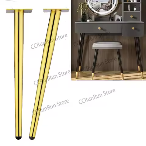 1pcs Bright gold Luxurious atmosphere height 35cm 40cm 50cm Sofa table feet chair legs support Foot
