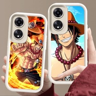 Case for OPPO A17 A98 A18 A78 A58 A60 A38 5G Soft White E33 One Piece Ace