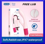Durex New Launch No.22 G Spot Dildo Soft Dual-Head Rabbit Vibrator for Female Anal Vibrator Magic Wand Vagina Clitoris Massager Sex Toys for Women