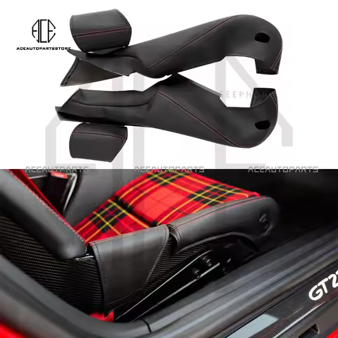 For Porsche 911 GT2RS GT3 GT3RS 918 718 GT4RS Carbon Bucket Seat Side Waist Bolster Genuine Leather 