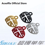 Aceoffix Bike Brake Shift Cable Fender Guard Disc For Brompton Pikes 3Sixty Folding Bicycle Aluminium Alloy 1Pc