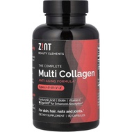 Zint Multi Collagen Pills - Collagen Supplements for Hair, Skin, Nails & Joint Health - Hydrolyzed C