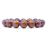 【正佳珠寶】紫鈦晶 頂級紫金鈦晶 12.8-13.4mm 紫鈦晶手珠