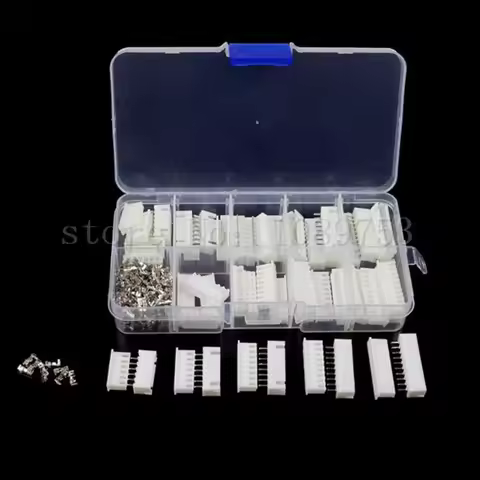 250pcs XH2.54 6p 7p 8p 9pin 10pin 2.54mm Pitch Terminal Kit / Housing / Pin Header JST Connector Wir