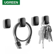 UGREEN Organizer Hooks Hangers Fastener Clip for Car Home Office Key Bag Headphone USB Charger Cable