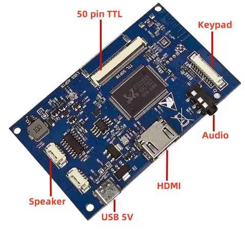 AT070TN92 Driver Board 50Pin LCD Screen Controller HDMI--compatible for AT065TN14 AT070TN90 AT070TN9