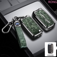 Zinc Alloy Leather Car Folding Key Case Cover Shell Fob Keychain for Geely Emgrand EC7-RV EC715 EC71