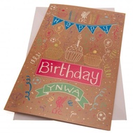 Official Liverpool FC Birthday Card Girl