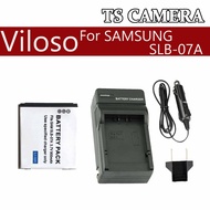 SAMSUNG REPLACEMENT BATTERY CHARGER VILOSO SLB07 / SAMSUNG BATTERY SLB-07A / SAMSUNG CHARGER SLB07A 