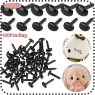 LIKE 100pcs/bag Safety Oval Nose for Teddy Dog 4X5MM/5X7MM DIY Plastic Animals Noses Accessories