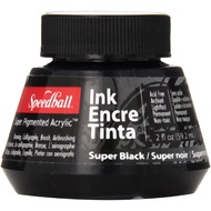 Speedball Super Pigmented Acrylic Ink 2 Ounces - Black