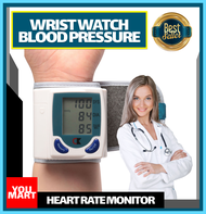ORIGINAL &amp; HIGH QUALITY Wrist Type Electronic Blood Pressure Monitor Electronic Digital Automatic Arm Blood Pressure Monitor Good Shop Automatic Wrist Watch Blood Pressure Monitor (90 Memories)