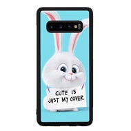 Case Casing Samsung Galaxy S7 Edge S8 S9 S10 Plus Lite 5G Cute Rabbit ND8006