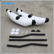 Prettyia Mounting Hardware Inflatable Kayak Outrigger Kit Black End Caps Kayak Stabilizer Outrigger 