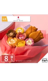 日本直送 Tulip Rose 玫瑰花形狀餅乾 禮盒 母親節