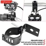 CRAFTSERIES Universal Motorcycle Light Bar Tube Clamp Mount Extension Bracket for Auxiliary Lights F