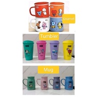 BT21 Glass BT21 Mug BT21 Enamel Glass BT21 Tumbler BTS Character Mug BTS Mug BTS Character Tumbler B