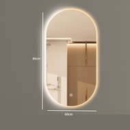 Bathroom Intelligent Bathroom Mirror Wall Mounted Washbasin Anti Fog Mirror Wall Mounted Vertical Fr