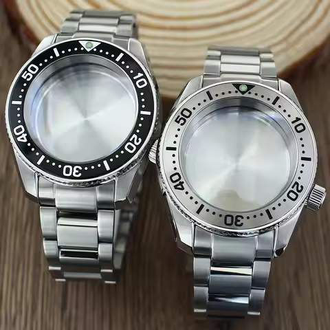 42mm Watch Case band watch accessories Sapphire Glass For NH35 NH36 NH34 Movt 28.5mm Dial Mod SPB185