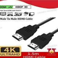 Hdmi To HDMI Cable Male To Male Monitor LED TV PC PS 3 4 5 HD 1080 4K