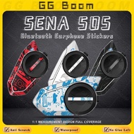 Motorcycle Bluetooth Helmet Headset Stickers Protect Intercom Colorful Decoration Decals Waterproof 