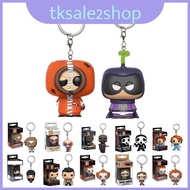 Durable Resin Funko Pop Keychain Pendant Chucky Pennywise Elvira Kenny