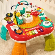 Interactive Early Learning Table for Toddlers 1-3, Multifunction Baby Activity Center with Games for