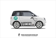 Hugsticker Changan Lumin สติ๊กเกอร์ติดรถ สติ๊กเกอร์รถลูมิน Concept 3