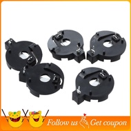 CR2016 2025 2032 Coin Cell Button Battery Holder Socket Black 5 Pcs