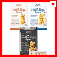 [Direct from JAPAN]USDA Organic Certified Organic JAS Potato Chips Golden State Organic 3 Types Assortment Tasting Comparison (White Truffle Flavor, Salt &amp; Vinegar Flavor, Sea Salt Flavor) 1 Bag 85g, 1 Bag of Each Set of 3 Bags Kosher Certified Glute