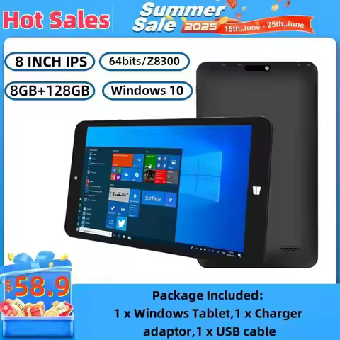 Hot Sales 64bit 8 INCH 4GB RAM 64GB ROM Mini Tablet PC Windows 10 Atom X5-Z8300 1280x800 Pixel WiFi 