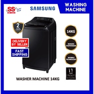 【 SAVE 3.0 VOUCHER 】Samsung 14.0KG WA14R6380BV/FQ Inverter Top Load Washing Machine | MESIN BASUH | 洗衣机