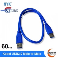 NYK USB 3.0 male to male cable 60cm