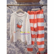 Gelato Pique Winter Soft Miffy Rabbit Bear Womens Sleepwear Warm Couple Home Clothes Long Sleeve rou