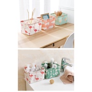 Square Canvas Basket for Compact Storage