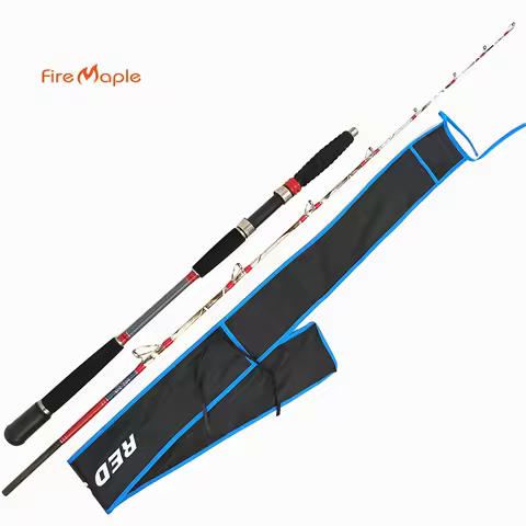 Red Shark 1.58m 5 feet very strong rod fast jigging fishing solid tip XH surf casting off shore FRP 