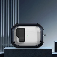 Ốp trong suốt xuyên thấu tương thích AirPods Pro 2nd 1st thế hệ bảo vệ bìa với chuyển đổi Apple Airp