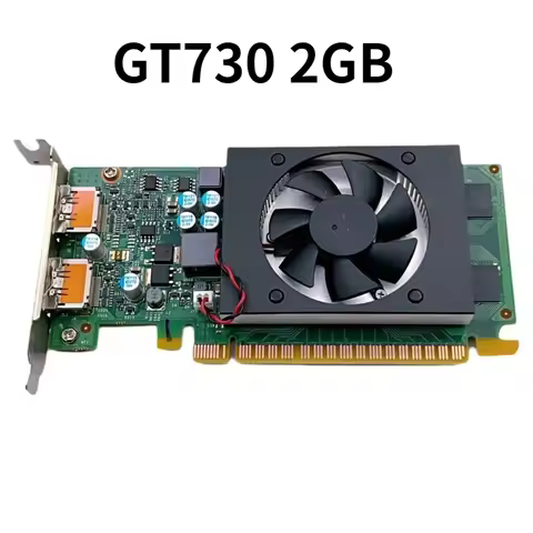 GT730 2GB Disassembled Graphics Card DDR5 Dual DP HD Port 4K Half-High Tool, Original Genuine Produc