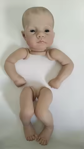 NPK 19inch Painted Twins Kit Lily & Irys Soft Touch Hand-Painted Dolls with Veins Includes Cloth Bod