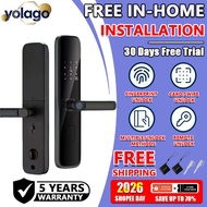 【FREE Installation】Smart Digital Lock Fingerprint Smart Lock Digital Lock DOOR DIGITAL LOCK
