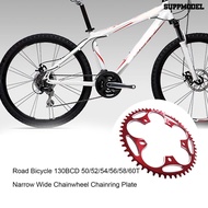 [SM]Road Bicycle 130BCD 50/52/54/56/58/60T Narrow Wide Chainwheel Chainring Plate