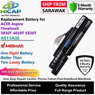HICAP ACER Laptop Battery AS11A5E AS11A3E 4400mAh for ACER TimelineX 3830T 4830T 3830G 4830TG 3830TG
