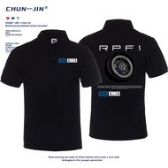 Baju ENKEI wheel RPF1 short sleeved Japanese JDM modified car RS05RR mens polo shirt 100%Cotton Polo